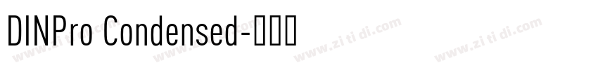 DINPro Condensed字体转换